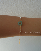 Load image into Gallery viewer, Heart Jade Bracelet + PEARLS